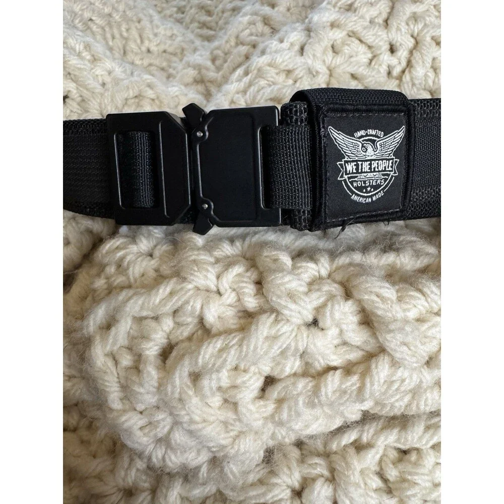 We The People Holsters Tactical Gun Belt Medium 30-34 USA Quick Release Black